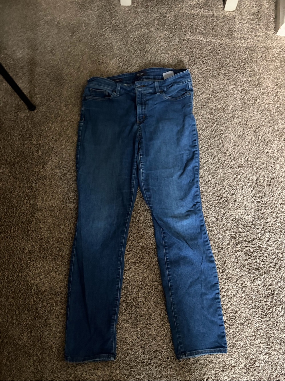 NYDJ Women's Straight-Leg Jeans in Medium Blue